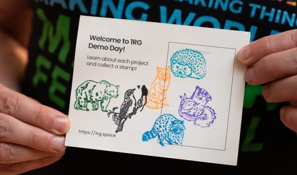 Experiment report: the 1RG Incubator